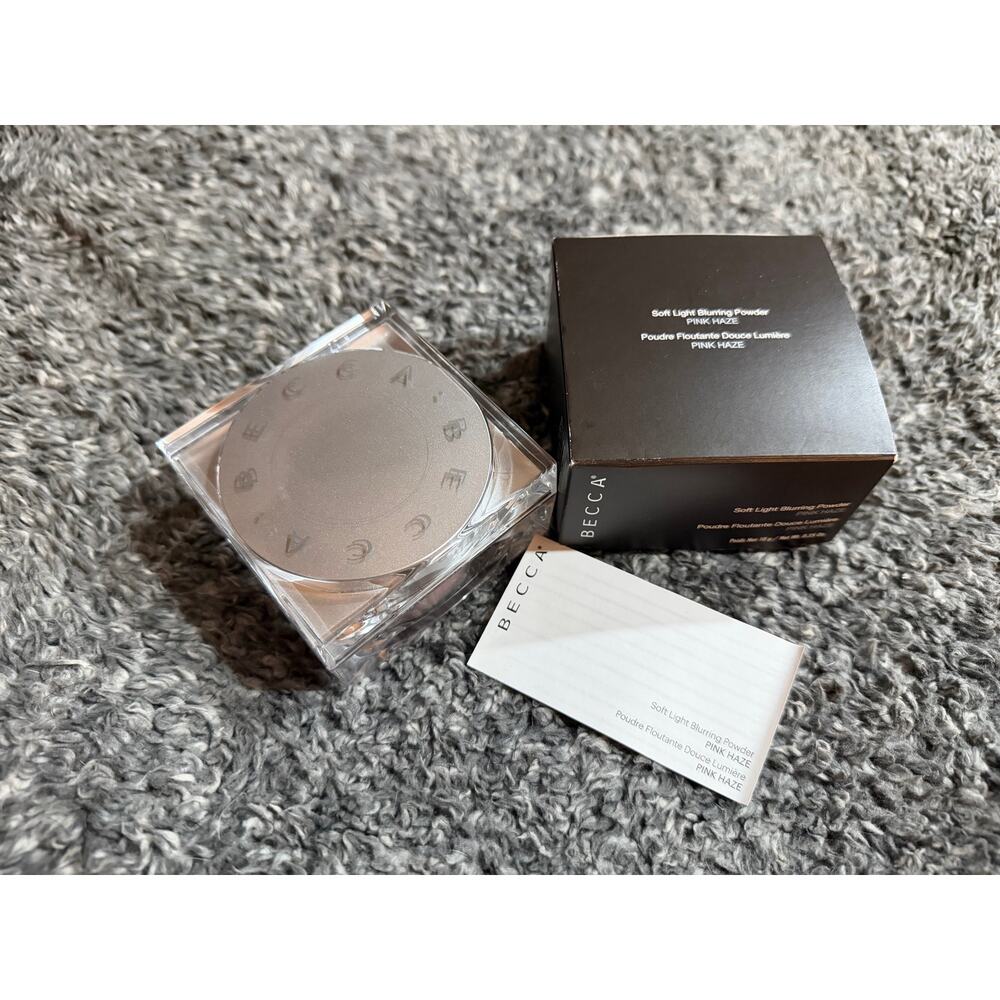BECCA Soft Light Blurring Powder Pink Haze Loose Setting Powder 0.35oz BNIB